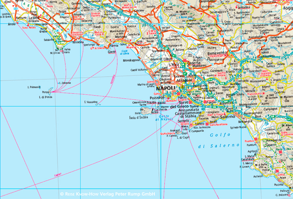 Wegenkaart Italy-Italien 1:900.000  4.A 2024