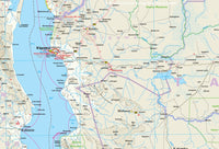 Wegenkaart Tanzania/Rwanda/Burundi 1:1.200.000  9.A 2019