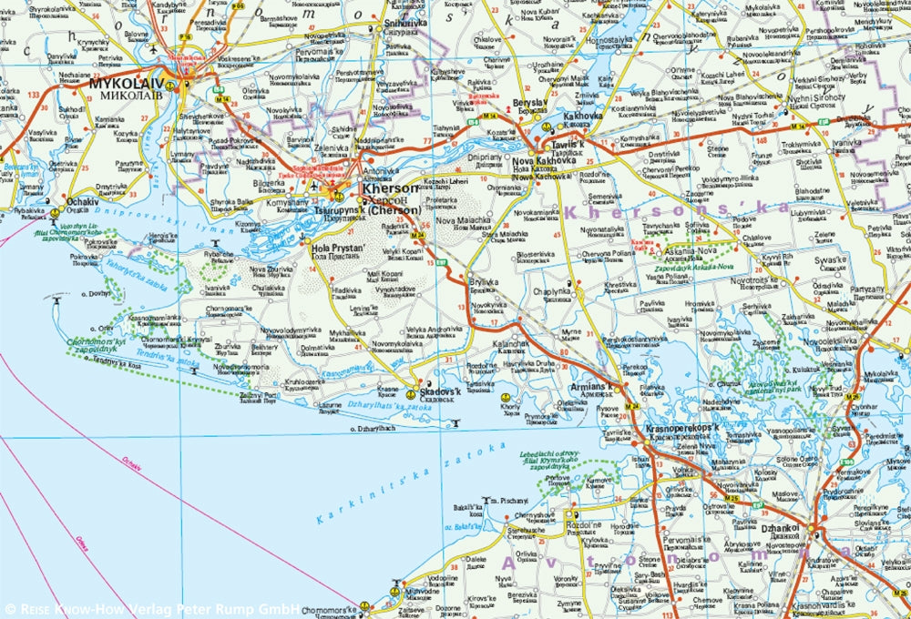 Wegenkaart Oekraïne/Ukraine 1:1.000.000  5.A 2019
