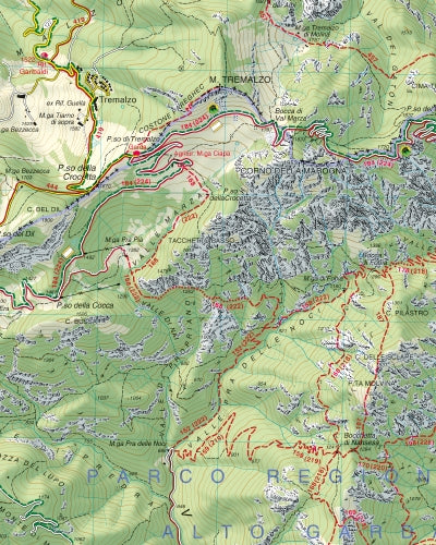 Wandelkaart Dolomiten Blad 071 - Prealpi Gardesane-Tremalso 1:25.000 (GPS) 2019