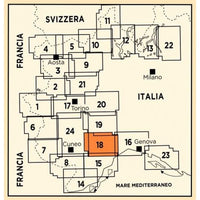 Blad 18 - Langhe 1:50.000