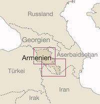 Wegenkaart Armenia-Armenien 1:250.000 5.A 2025