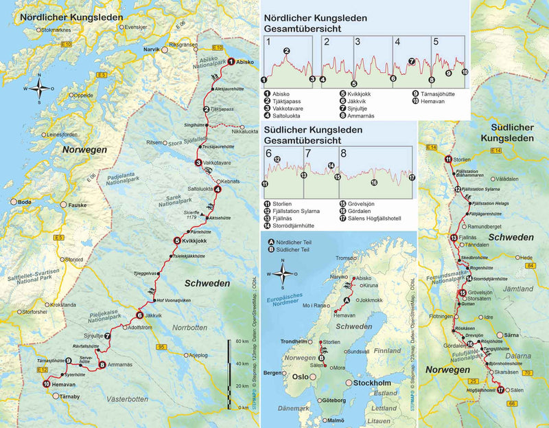 Wandelgids Schweden: Kungsleden (18) 11.A 2024