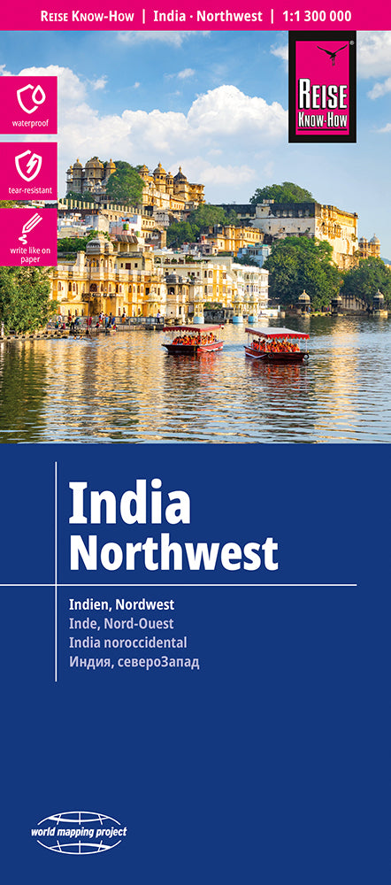 Wegenkaart India - Northwest 1:1,3 Mio. 8.A 2024