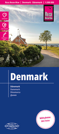 Landkaart Dänemark/Denmark/Denemarken 1:300.000 5.A 2024