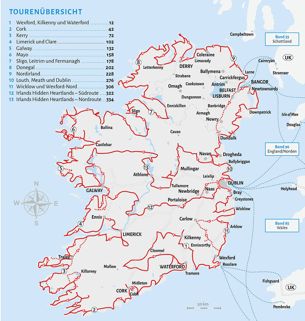 Campergids WoMo 29: Entdeckertouren mit dem Wohnmobil Irland 7.A 2025