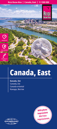 Road map Canada East/Kanada East 1:1.9 Mio 6.A 2019