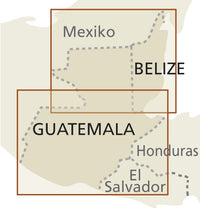 Wegenkaart Guatemala - Belize 1:500.000 5.A 2018