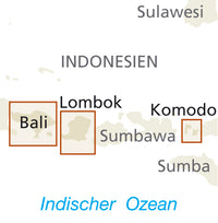 Landkaart Indonesia 5: Bali-Lombok-Komodo 1:150.000  7.A 2019