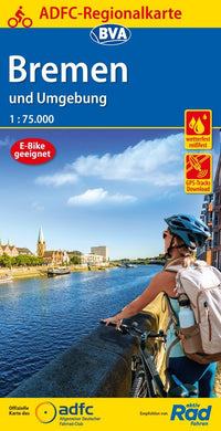 Fietskaart BVA-ADFC-Regionalkarte Bremen und Umgebung 1:75.000