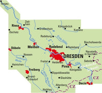 Fietskaart BVA-ADFC Regionalkarte Dresden und Umgebung 1:75.000 (6.A 2018)