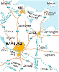 Fietskaart ADFC Radtourenkarte 2 Holstein - Hamburg 1:150.000