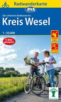 Fietskaart BVA-Die schÃ¶nsten Radtouren im Kreis Wesel 1:50.000