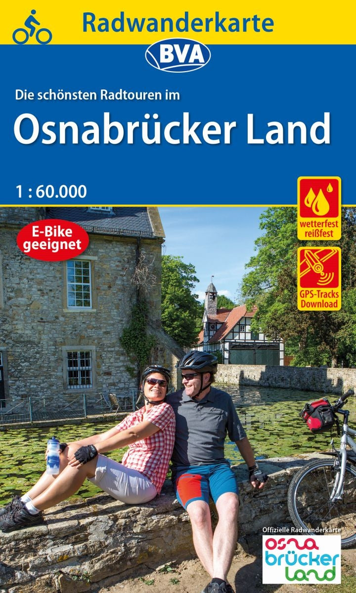 Fietskaart BVA-ADFC Radwanderkarte OsnabrÃ¼ckerland 1:60.000