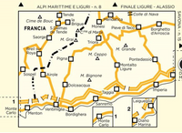 Blad 14 - San Remo Imperia Monte Carlo 1:50.000