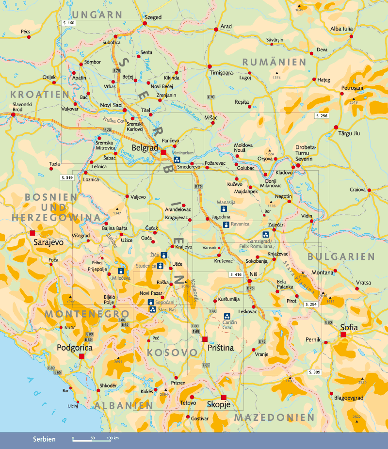 Reisgids Serbien  5.A 2024