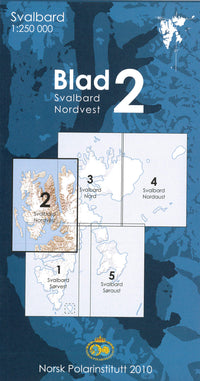 Svalbard Nordvest 1:250.000 (Blad 2)
