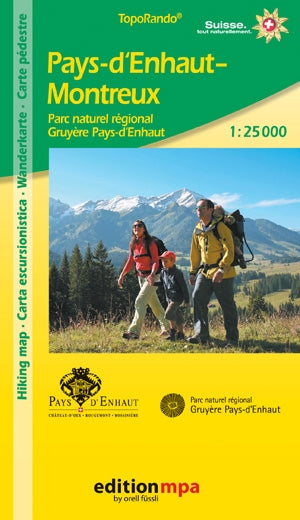 TopoRando Pays D'Enhaut-Montreux 1:25,000