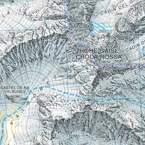 Wandelkaart Dolomiten Blad 031 - Pragser Dolomiten - Enneberg/ Dolomiti di Braies - Marebbe