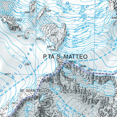 Wandelkaart Dolomiten Blad 048 Val di Sole Val di Peio - Val di Rabbi 1:25.000