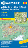 Dolomiten hiking map Sheet 05 Val Gardena-Alpe di Siusi 1:25,000 (GPS) 2019