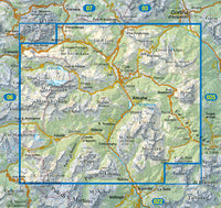 Wandelkaart Dolomiten Blad 015 Marmolada-Pelmo-Civetta-Moiazza