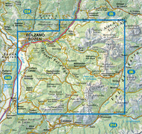 Wandelkaart Dolomiten Blad 029 - Schlern-Rosengarten/Sciliar-Catinaccio-Latemar