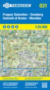 Wandelkaart Dolomiten Blad 031 - Pragser Dolomiten - Enneberg/ Dolomiti di Braies - Marebbe