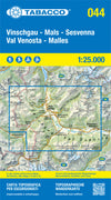 Wandelkaart Dolomiten Blad 044 Vinschgau-Mals-Sesvenna / Val Venosta-Malles