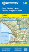 Wandelkaart Blad 047 Carso Triestino - Kras Trieste - Škocjanske Jame 1:25.000