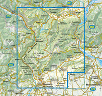 Wandelkaart Tabacco Blad 051 Massiccio del Grappa / Bassano - Feltre