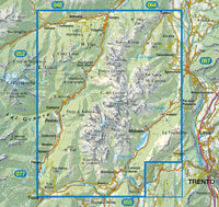 Wandelkaart Dolomiten Blad 053 Dolomiti di Brenta 1:25.000