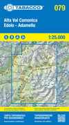 Wandelkaart Dolomiten Blad 079 Alta Val Camonica Edolo-Adamello  1:25.000