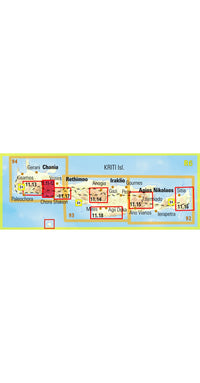 Wandelkaart Topo 25 Kreta Lefka Ori-Sfakia - Pahnes 1:25.000 (11.11/11.12)