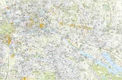 City map Berlin - cool city map 1:12 000 4.A 2019