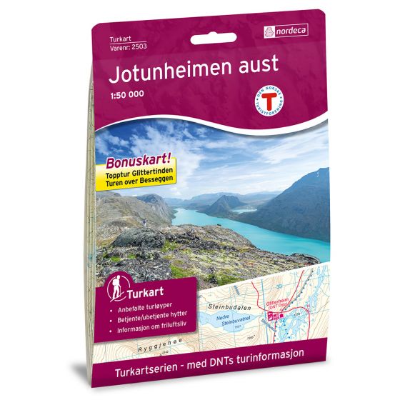 Hiking map Norway/Turkart Jotunheimen Aust 1:50,000 (2018)
