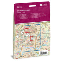 Hiking map Norway/Turkart Jotunheimen Aust 1:50,000 (2018)