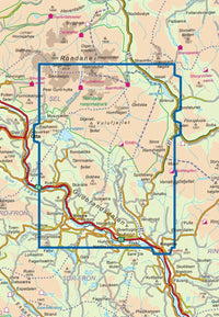 Walking map/Turkart Rondane South 1:50,000 (2016)