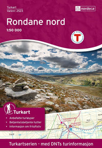 Wandelkaart/Turkart Rondane Noord 1:50.000 (2016)