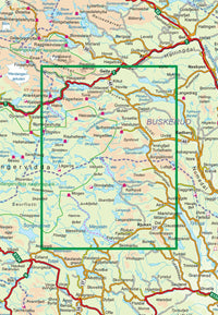 Hiking map-Turkart Hardangervidda East 1:100,000