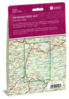 Hiking map-Turkart Hardangervidda Vest 1:100,000 (2018)