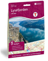 Hiking map Turkart Lysefjorden 1:50,000 (2018)