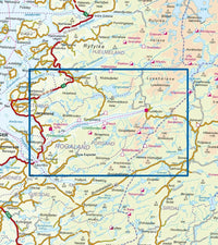 Hiking map Turkart Lysefjorden 1:50,000 (2018)