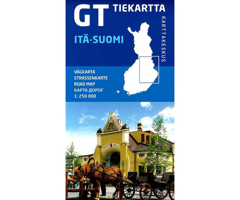 Wegenkaart Itä-Suomi/Oost Finland 1:250.000 (2018)