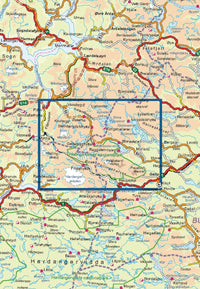 Wandelkaart Topo 3000 Hallingskarvet Nasjonalpark 1:50.000 (2016)