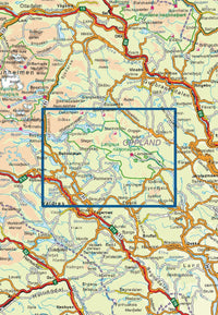 Hiking map Topo 3000 Langsua 1:50,000 (2017)
