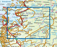 Wandelkaart Topo 3000 Lysefjorden 1:50.000 (2016)