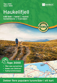 Wandelkaart Topo 3000 Haukelifjell 1:50.000 (2017)