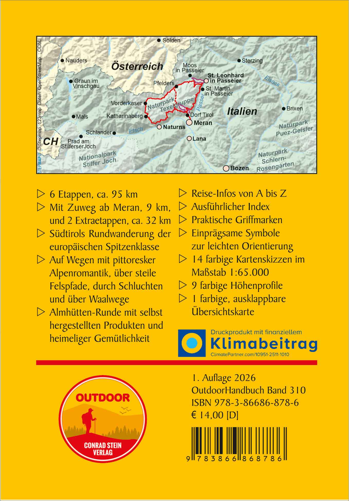 Wandelgids Südtirol: Meraner Höhenweg (310)