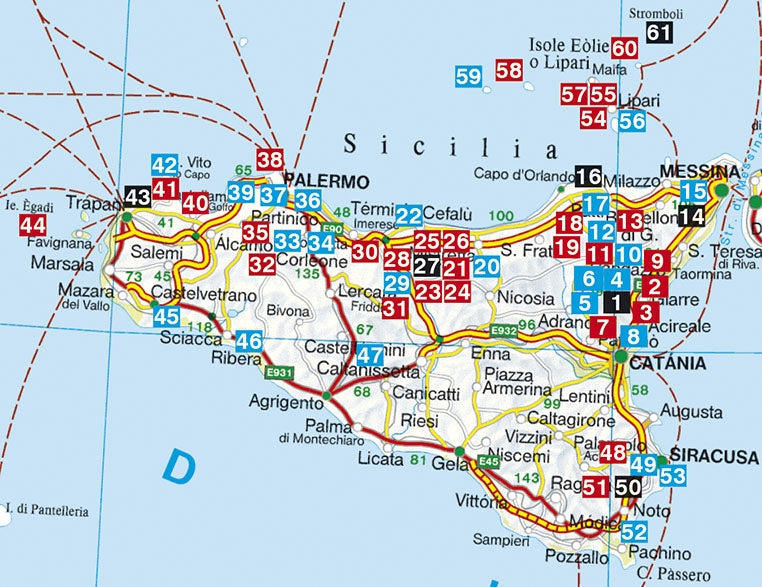 Rother Wanderführer Sizilien und Liparische Inseln 61 Touren (6.A 2019)